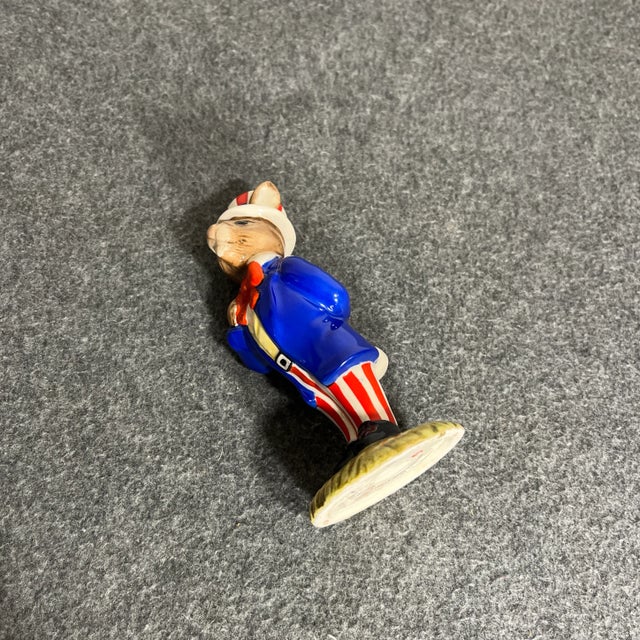 Ceramic 1980s Vintage Royal Doulton Bunnykins Uncle Sam For Sale - Image 7 of 8