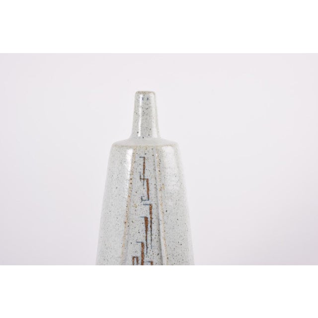 Ceramic Tall Danish Sculptural Vase by Melike Abasiyanik for Royal Copenhagen, 1960s For Sale - Image 7 of 11