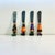 1980s Vintage Americana Boho Chic Halloween Witches Boots Spreader or Butter Knives - Set of 4 For Sale - Image 4 of 8