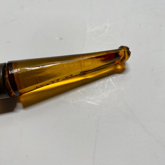 1940s Snuff De Schiaparelli Glass Pipe Cologne Bottle, Sealed and Full For Sale In Cincinnati - Image 6 of 11