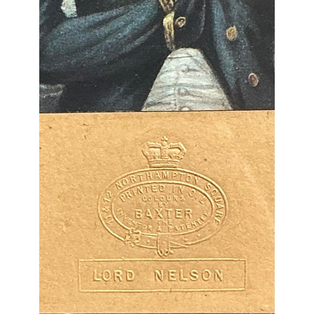 Vintage Baxter Print of Lord Nelson For Sale - Image 14 of 16