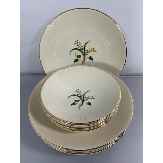 Vintage Forsythia Pattern by Edwin Knowles China Company Dinnerware