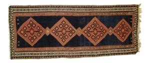 1900's Antique N.west Persian Kilim, 4'8" X 14'3"