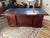 Vintage Mahogany Executive Desk by Kimball Purportedly Formerly Belonging to the Ceo of MassMutual For Sale - Image 9 of 11