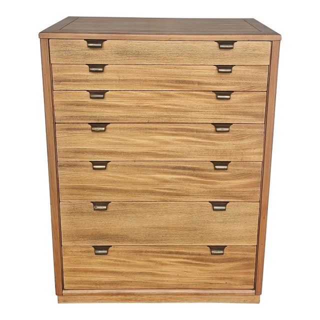 Vintage Tall Dresser, Drexel Precedent Collection by Edward Wormley, Mid Century Modern Chest of Drawers For Sale