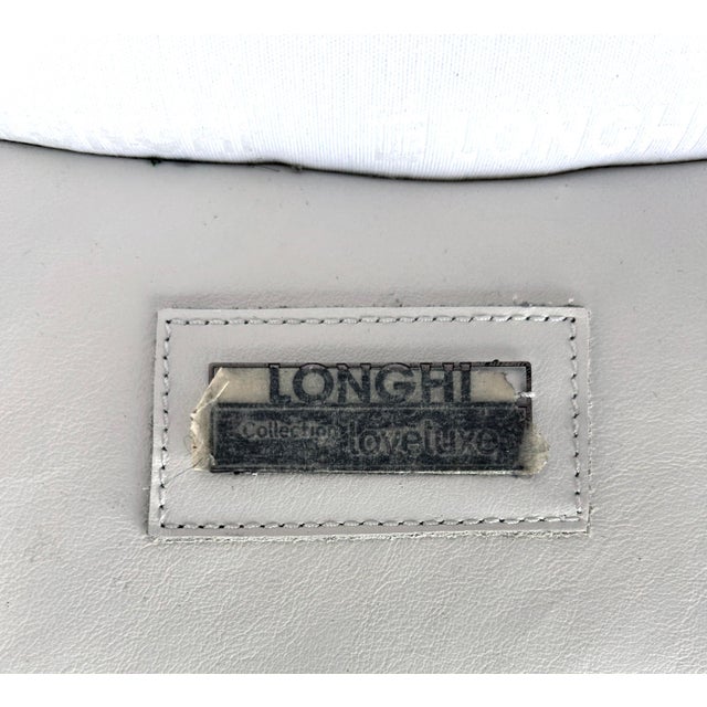 Joe Colombo Elda Swivel Chair, Fratelli Longhi, White Leather, Fiberglass Shell- 4 Available For Sale - Image 16 of 16