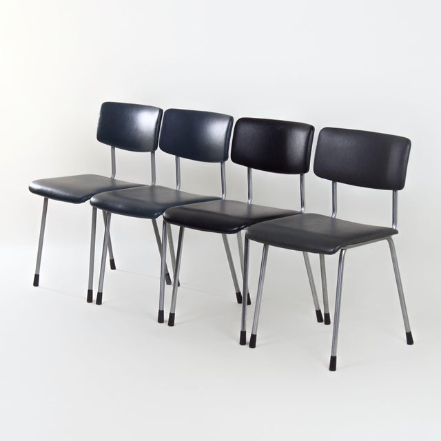 1231 Tubular Chairs by Ontwerpbureau Gispen for Gispen, 1960s, Set of 4 For Sale - Image 11 of 11