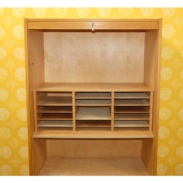 Wood Vintage Wini Office Cabinet, 1960s For Sale - Image 7 of 18