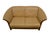 A delightfully modern loveseat by Ekornes (labels affixed). Well made and upholstered with high quality leather....