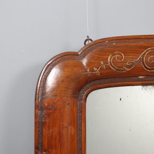 Poplar and Fir Countertop Mirror For Sale - Image 3 of 12