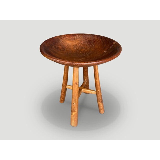 Andrianna Shamaris Mid-Century Couture Side Table For Sale - Image 9 of 18