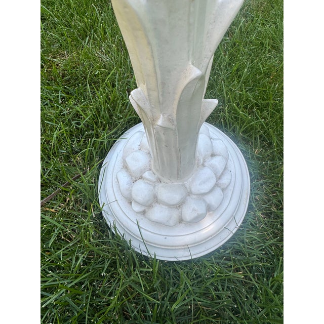 Fabulous Vintage Serge Roche Style Palm Tree Floor Lamp For Sale In Providence - Image 6 of 8