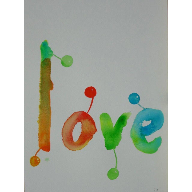 Jacques Halbert, Love, 2019, Watercolor For Sale