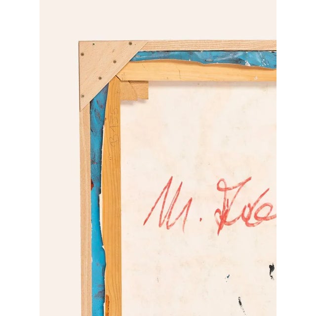 Abstract Composition II, Oil & Acrylic on Canvas For Sale - Image 9 of 10