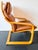 Mid-Century Modern Vintage Poäng Chair in Cognac Leather by Noboru Nakamura for Ikea, 2000s For Sale - Image 3 of 13