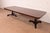 Baker Furniture Company Baker Furniture Regency Banded Mahogany Double Pedestal Extension Dining Table, Newly Refinished For Sale - Image 4 of 17