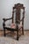 Wood Antique Victorian Oak Heavily Carved Parlor Throne, Circa 1880 For Sale - Image 7 of 8