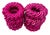 Elevate your next dinner party with this vibrant set of vintage 1990s hot pink fabric napkin rings! This set of eight (8)...