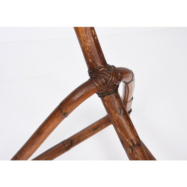 Mid-Century Italian Bamboo and Rattan Floor Lamp, 1950s For Sale - Image 18 of 18