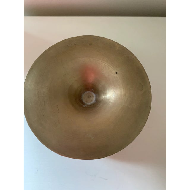 Vintage Brass Chalice For Sale In New York - Image 6 of 9