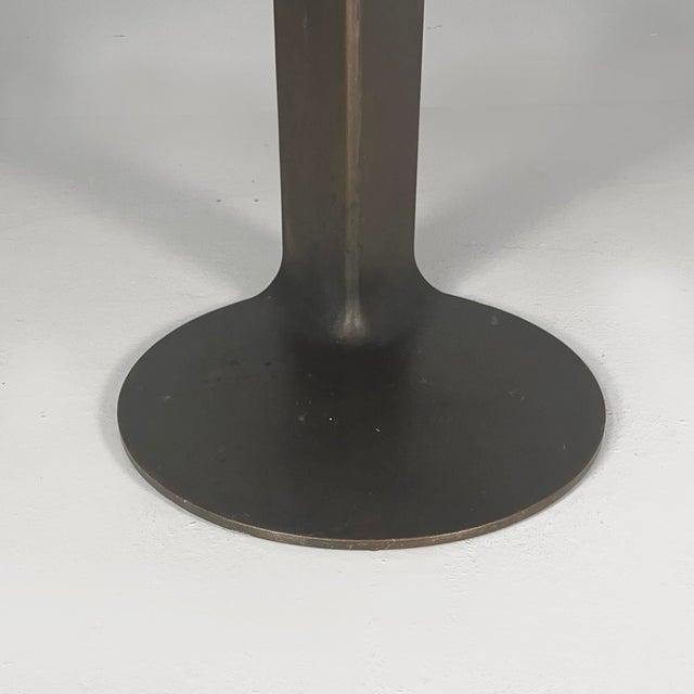 Italian Modern Round TL59 Dining Table attributed to Afra and Tobia Scarpa for Poggi, 1980s For Sale - Image 14 of 18