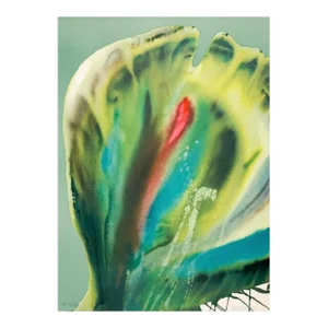 1970s Lamar Briggs Flower Cosas II Lithograph