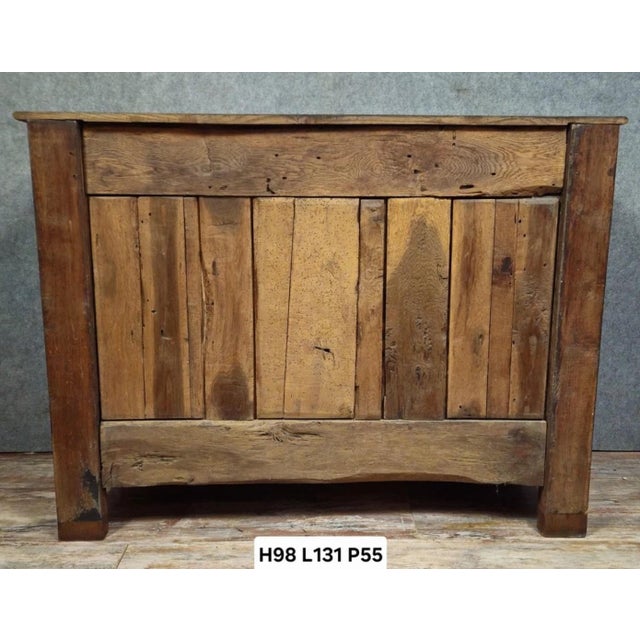Wood 18th Century Louis XV Sideboard in Oak For Sale - Image 7 of 10