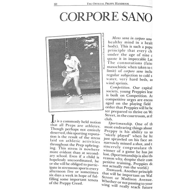 1980s "The Official Preppy Handbook: The Completely Outstanding Gift Edition" 1980 Birnbach, Lisa For Sale - Image 5 of 12