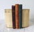 Hollywood Regency Pair of Vintage Leather Wrapped Bookends For Sale - Image 3 of 11