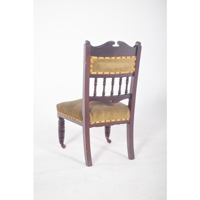 Set of English Ladies Chairs, 1920s For Sale - Image 4 of 9