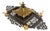 Napoleon III Patinated and Gilded Bronze Inkstand, 1800s For Sale