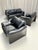 Early Edition Maralunga Sofa and Lounge Chairs by Vico Magistretti for Cassina, Italy, 1970s, Set of 3 For Sale - Image 3 of 13