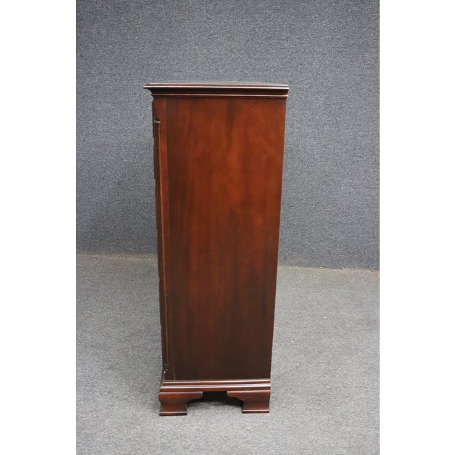 Brown Late 20th Century Kincaid Furniture Cherry Gentleman’s Chest For Sale - Image 8 of 10