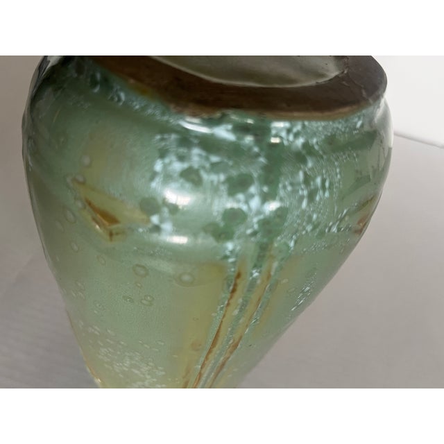 Arts & Crafts Mellow Green Vase Circa 1900 For Sale - Image 4 of 9