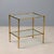 Gold Vintage Brass Coffee Table with Double Glass Tops, 1970s For Sale - Image 8 of 8