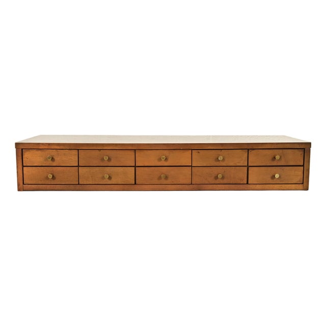 Paul McCobb Planner Group Mid-Century Modern Solid Birch Ten-Drawer Jewelry Chest, 1950s For Sale
