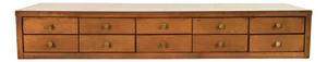 Paul McCobb Planner Group Mid-Century Modern Solid Birch Ten-Drawer Jewelry Chest, 1950s
