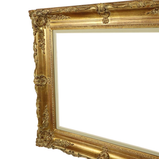 Baroque Style Frame in Classic Gold, 1920s For Sale - Image 6 of 18