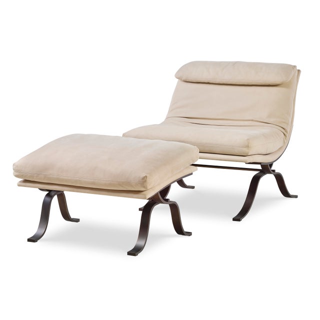 Wood Tara Shaw for Century Furniture Saint Laurent Lounge Chair For Sale - Image 7 of 7