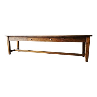 Large Italian Refectory Table, 1900s For Sale