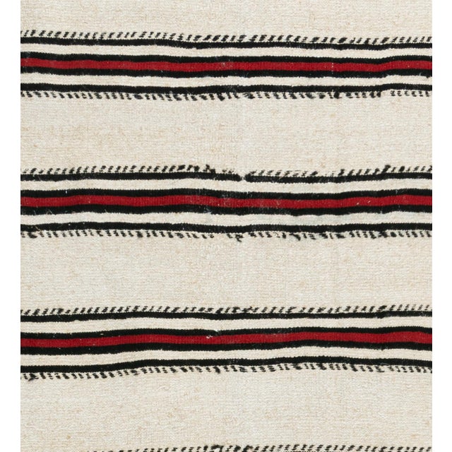 1940s Vintage Circa 1940 Turkish Kilim Flat Weave Rug 4ft 8in X 8ft 4in For Sale - Image 5 of 8