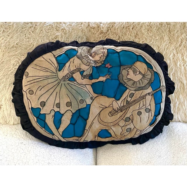 1900 - 1909 Antique Edwardian Parlor Pillow For Sale - Image 5 of 7