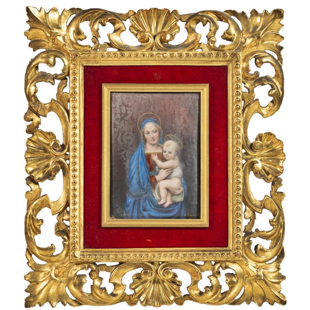 Baroque Antoine Soustre, Untitled, 1800s, Paint, Framed For Sale - Image 3 of 6
