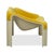 F300 Lounge Chair in Yellow Fabric from Gubi For Sale - Image 9 of 13