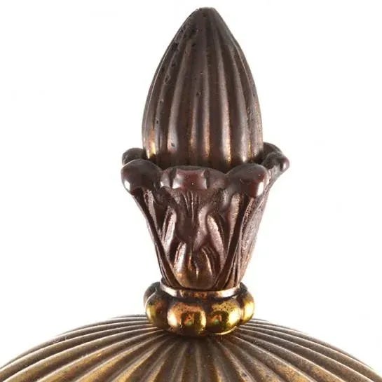 Art Deco Urn Onyx With Bronze Mounts For Sale - Image 4 of 13