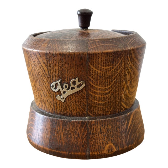 Vintage English Tea Caddy For Sale