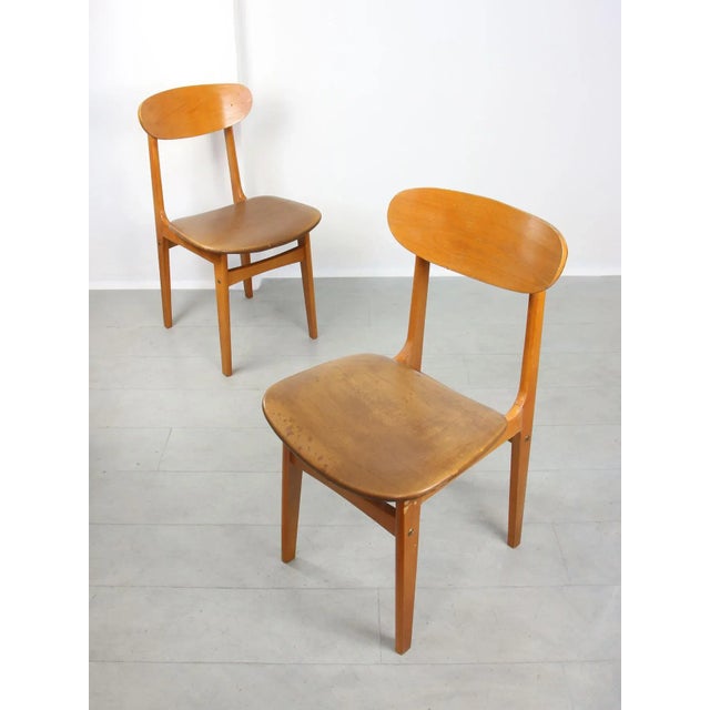 Vintage Italian Leatherette Dining Chairs, Set of 3 For Sale - Image 6 of 18