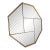 Groovy 1980's Octagonal Wall Mirror For Sale