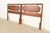 Mid-Century Modern Lane Rhythm Mid-Century Modern Sculpted Walnut Twin Size Headboards, Pair For Sale - Image 3 of 10