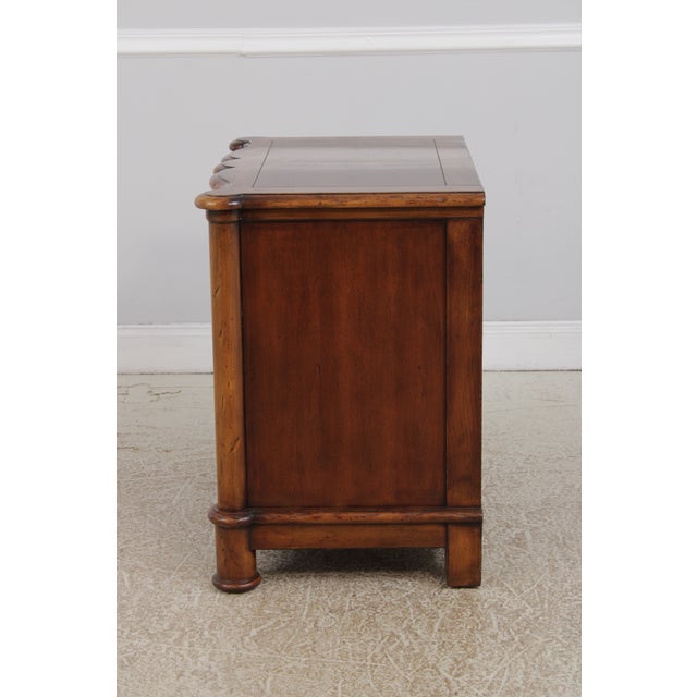 Wood Baker Milling Road Walnut French Provincial Commode Chest For Sale - Image 7 of 18
